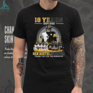 Thank You For The Memories Ben Roethlisberger #7 Steelers Football Tee