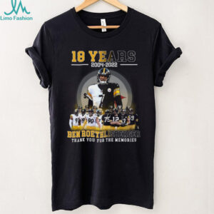 Thank You For The Memories Ben Roethlisberger #7 Steelers Football Tee