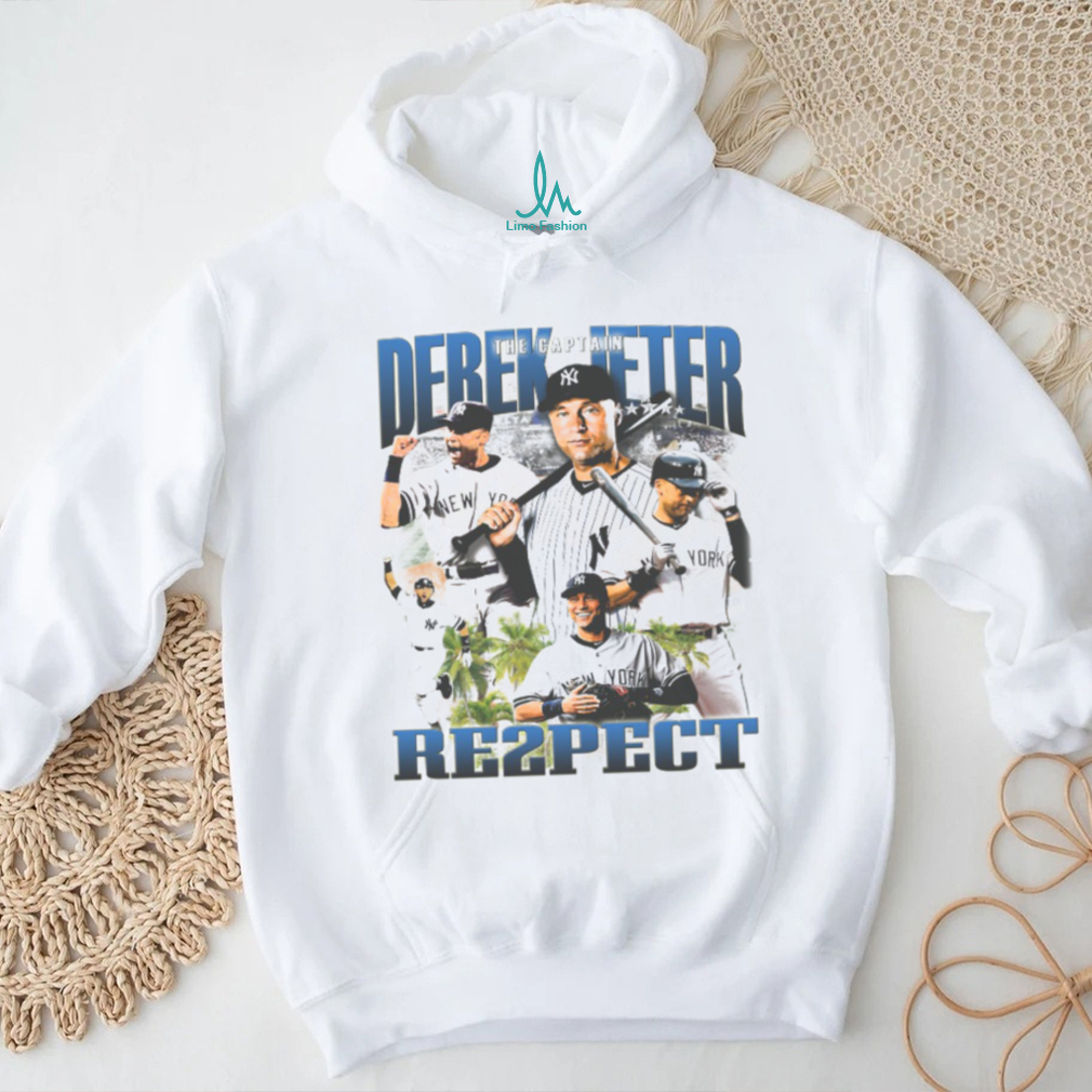 The Captain Derek Jeter RE2PECT T Shirt The Captain Derek Jeter RE2PECT T Shirt