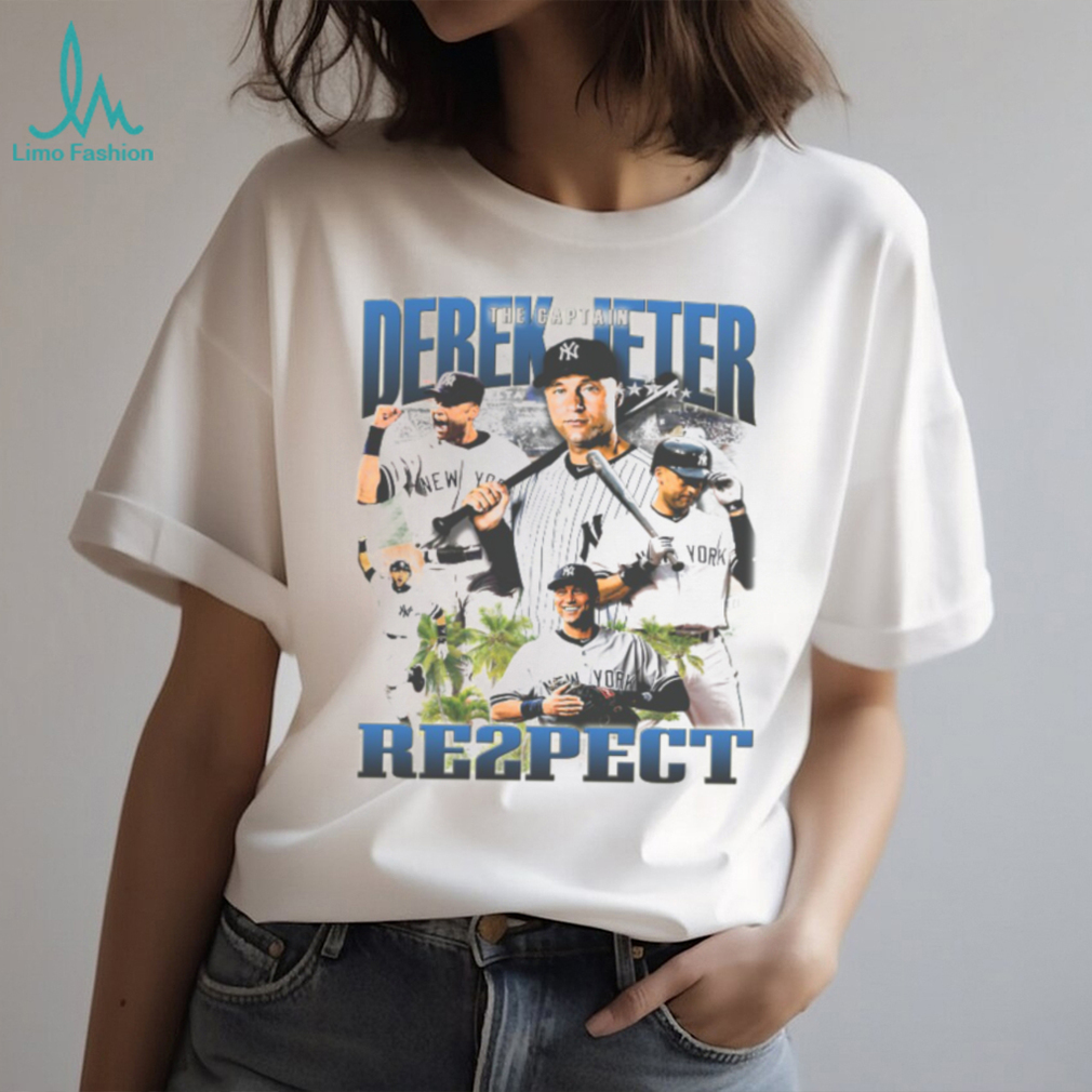 The Captain Derek Jeter RE2PECT T Shirt The Captain Derek Jeter RE2PECT T Shirt