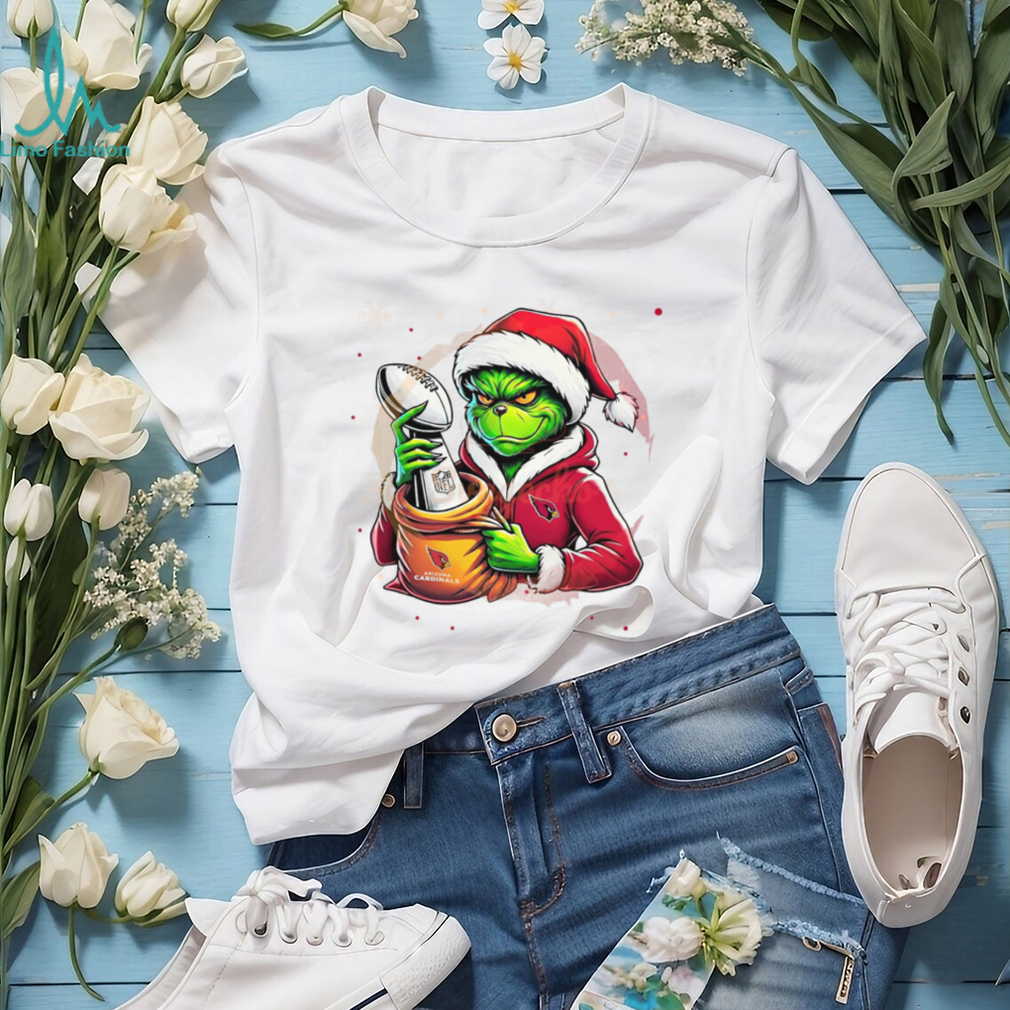 The Grinch Arizona Cardinals Steal Super Bowl T shirt, The Grinch Stealing Football Trophy T shirt The Grinch Arizona Cardinals Steal Super Bowl T shirt, The Grinch Stealing Football Trophy T shirt