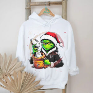 The Grinch Atlanta Falcons Steal Super Bowl T shirt, The Grinch Stealing Football Trophy T shirt