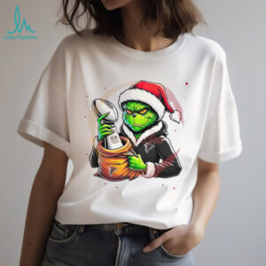 The Grinch Atlanta Falcons Steal Super Bowl T shirt, The Grinch Stealing Football Trophy T shirt