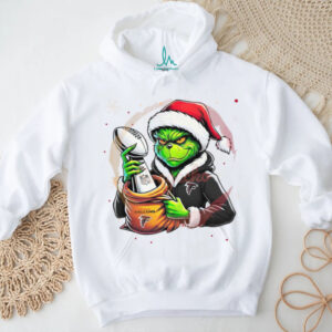 The Grinch Atlanta Falcons Steal Super Bowl T shirt, The Grinch Stealing Football Trophy T shirt