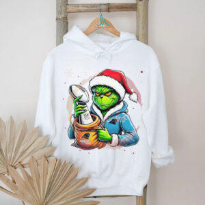 The Grinch Carolina Panthers Steal Super Bowl T shirt, The Grinch Stealing Football Trophy T shirt
