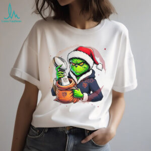 The Grinch Chicago Bears Steal Super Bowl T shirt, The Grinch Stealing Football Trophy T shirt