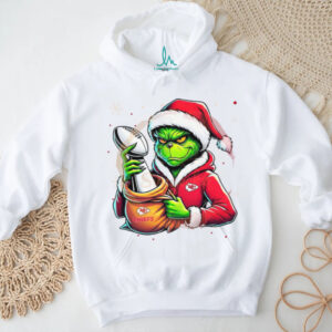 The Grinch Kansas City Chiefs Steal Super Bowl T shirt, The Grinch Stealing Football Trophy T shirt
