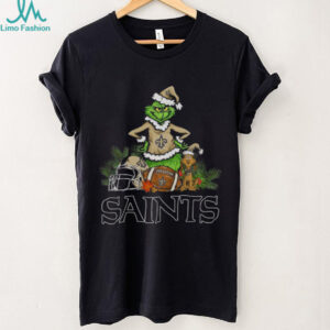 The Grinch New Orleans Saints Christmas T Shirt