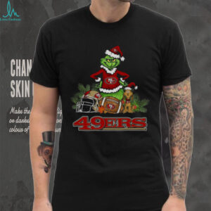 The Grinch Santa San Francisco 49ers Christmas T Shirt