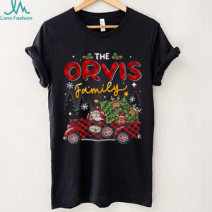 The Orvis Family Christmas Matching Pajamas Group Gift T Shirt