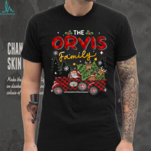 The Orvis Family Christmas Matching Pajamas Group Gift T Shirt