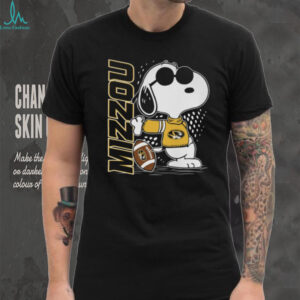 The Peanuts Walking X Mizzou Tigers Tide It's The Most Wonderful Time Of The Year Shirt