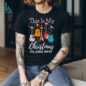 This is My Christmas Pajama Guitar Guitarist Music Lover T Shirt