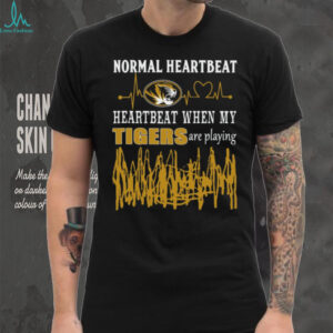 Tigers Fan Game Day Heartbeat Tee