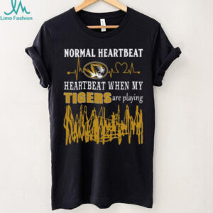 Tigers Fan Game Day Heartbeat Tee