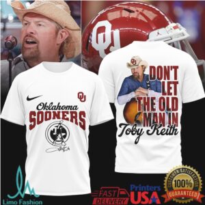 Toby Keith Don’t Let The Old Man In Oklahoma Sooners T Shirt Toby Keith Don’t Let The Old Man In Oklahoma Sooners T Shirt