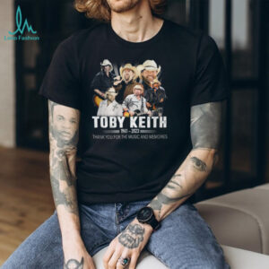 Toby Keith Thank You For The Music And Memories Memorial T Shirt