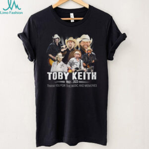 Toby Keith Thank You For The Music And Memories Memorial T Shirt