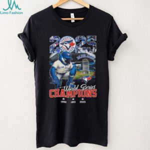 Toronto Blue Jays 1992, 1993, 2025 World Series Champions T Shirt