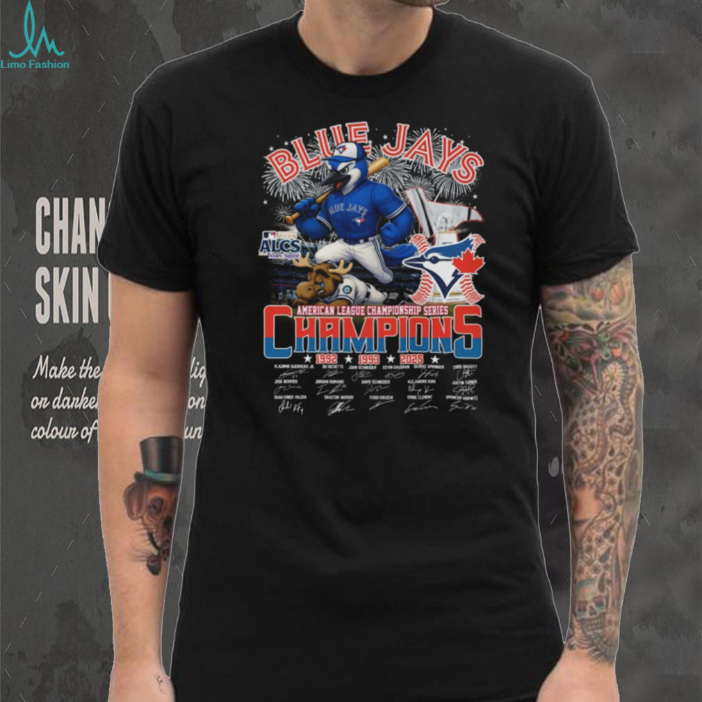 Toronto Blue Jays 2025 ALCS Champions Commemorative T Shirt Toronto Blue Jays 2025 ALCS Champions Commemorative T Shirt
