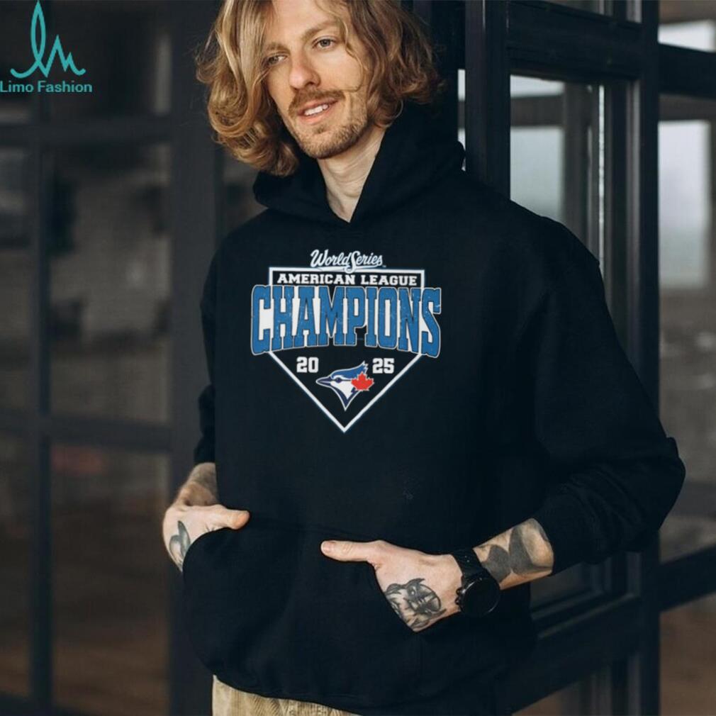 Toronto Blue Jays Fanatics 2025 American League Champions Locker Room T Shirt Toronto Blue Jays Fanatics 2025 American League Champions Locker Room T Shirt