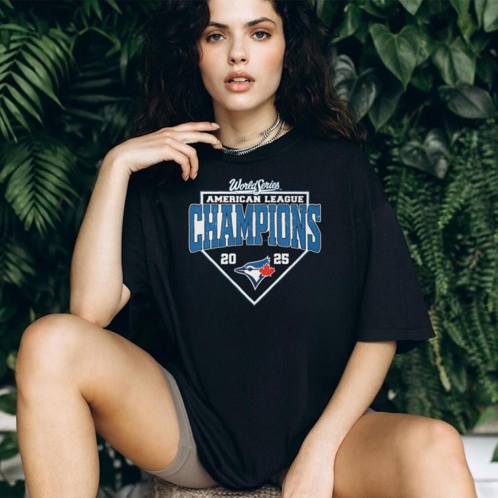 Toronto Blue Jays Fanatics 2025 American League Champions Locker Room T Shirt Toronto Blue Jays Fanatics 2025 American League Champions Locker Room T Shirt