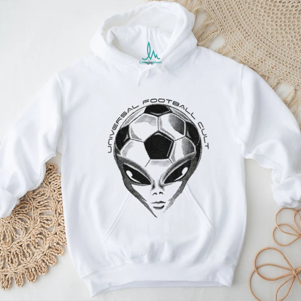 Universal Football Cult alien mashup shirt Universal Football Cult alien mashup shirt