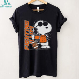 University of Illinois Fighting Illini Snoopy Joe Cool T Shirt