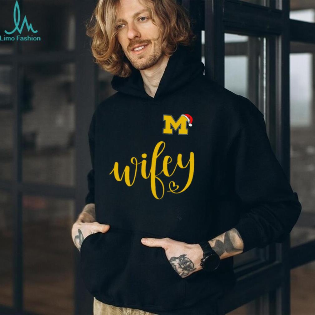 University of Michigan Wolverines U of M Wifey T Shirt University of Michigan Wolverines U of M Wifey T Shirt