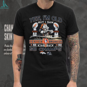 Vintage Denver Broncos Back to Back Super Bowl Champions T Shirt Vintage Denver Broncos Back to Back Super Bowl Champions T Shirt