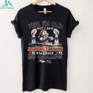 Vintage Denver Broncos Back to Back Super Bowl Champions T Shirt