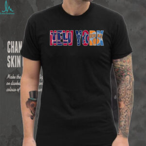 Vintage New York Men NY Blue Orange Retro T Shirt Vintage New York Men NY Blue Orange Retro T Shirt