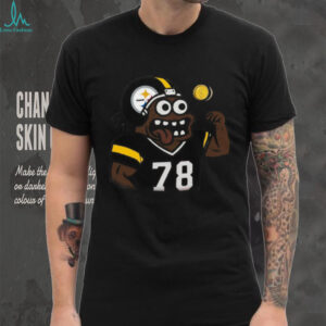 Vintage Style Pittsburgh Steelers Cartoon Character T Shirt
