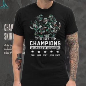 Vintage Style Saskatchewan Roughriders 112th Grey Cup Winners Shirt