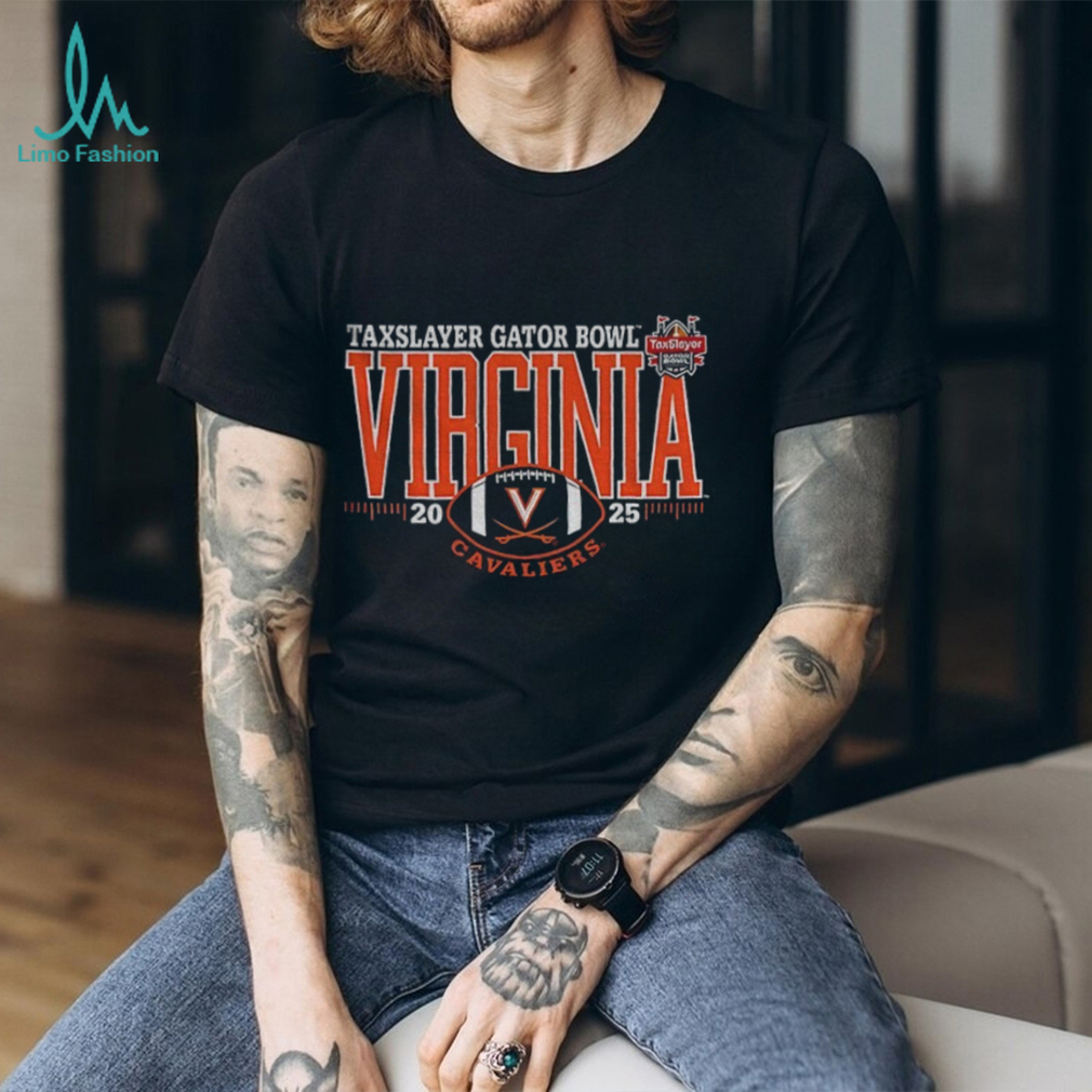 Virginia Cavaliers Navy Blue 2025 Taxslayer Gator Bowl shirt Virginia Cavaliers Navy Blue 2025 Taxslayer Gator Bowl shirt