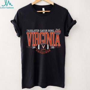 Virginia Cavaliers Navy Blue 2025 Taxslayer Gator Bowl shirt