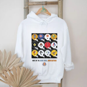 WFL in 74 New Look New Action helmet World Football League shirt