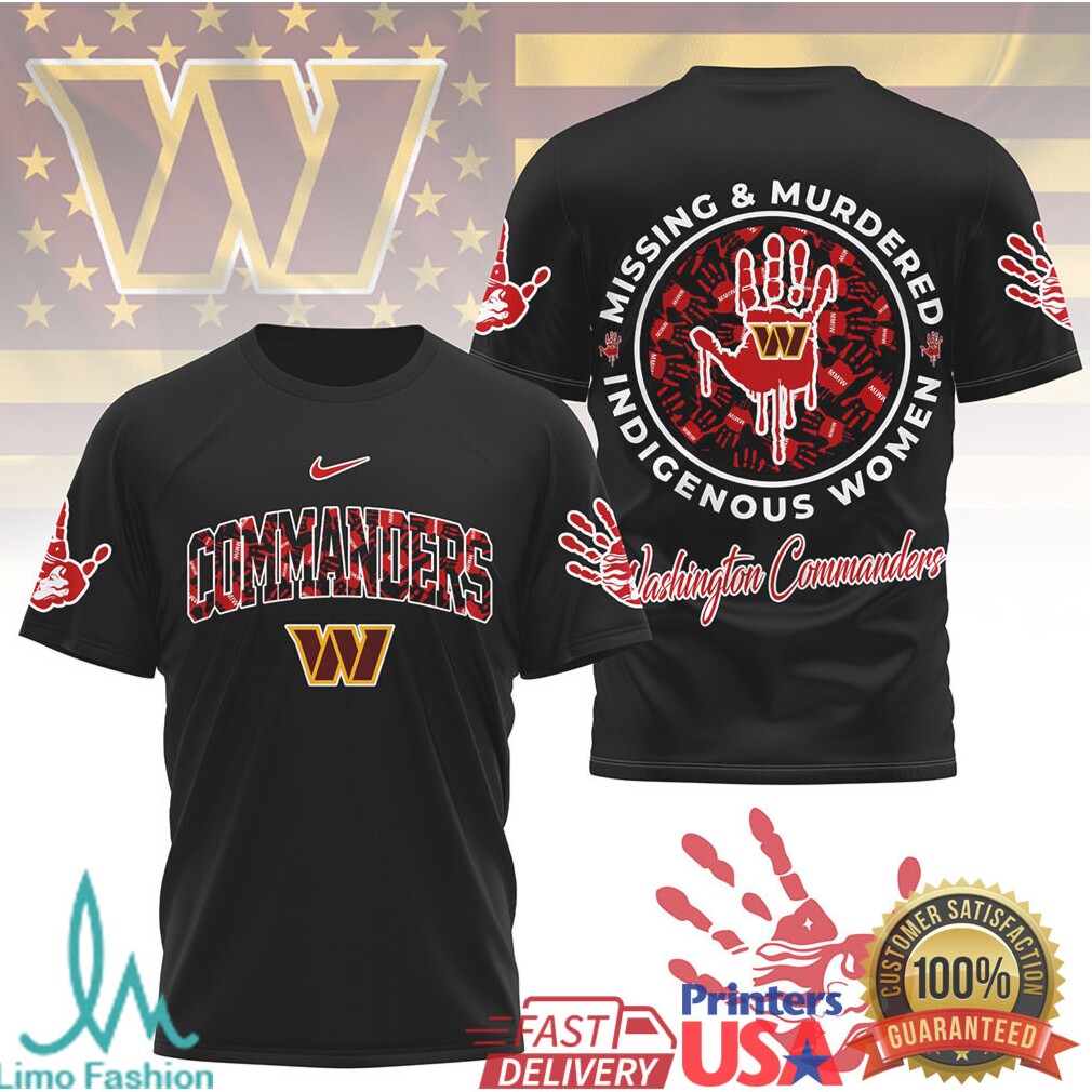 Washington Commanders Official NFL MMIW Awareness Shirt Washington Commanders Official NFL MMIW Awareness Shirt