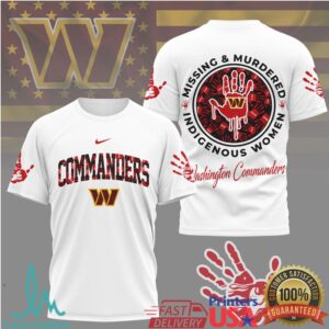 Washington Commanders Official NFL MMIW Awareness Shirt