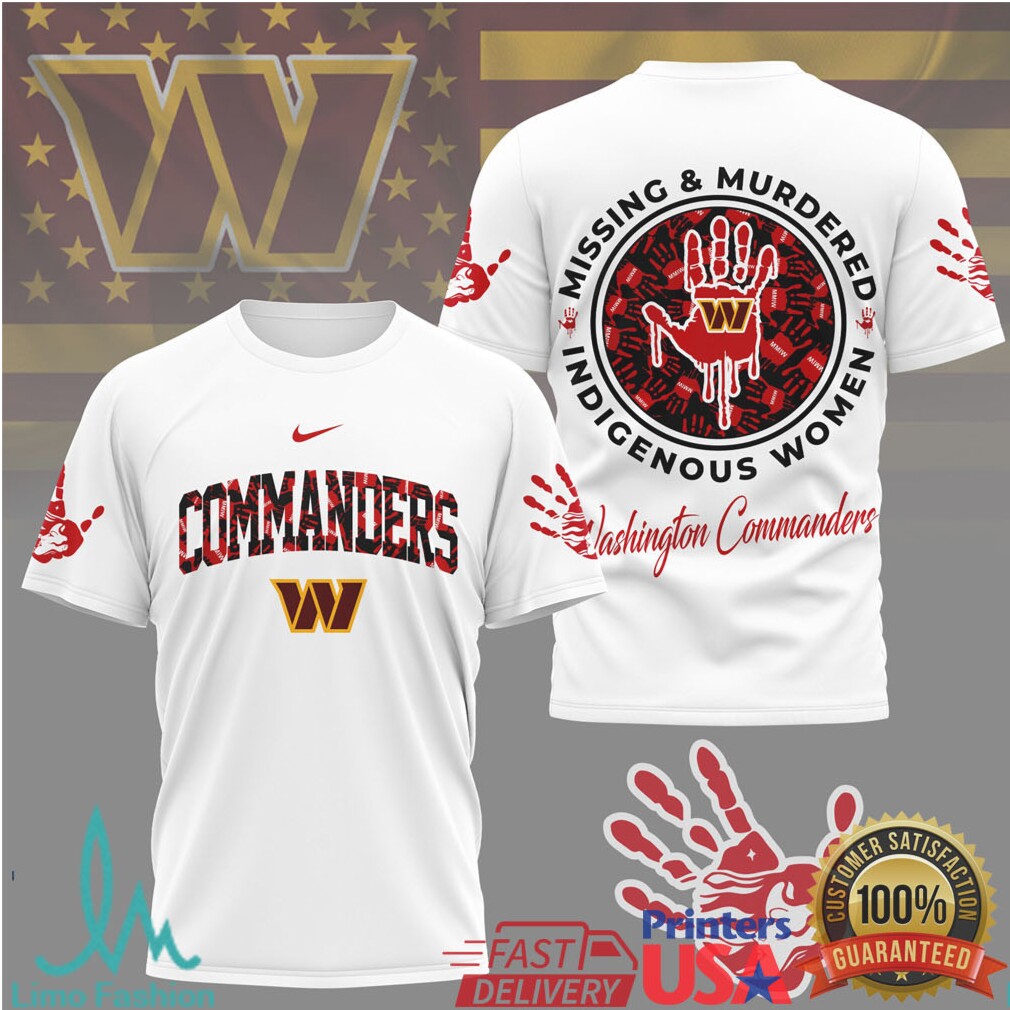 Washington Commanders Official NFL MMIW Awareness Shirt Washington Commanders Official NFL MMIW Awareness Shirt