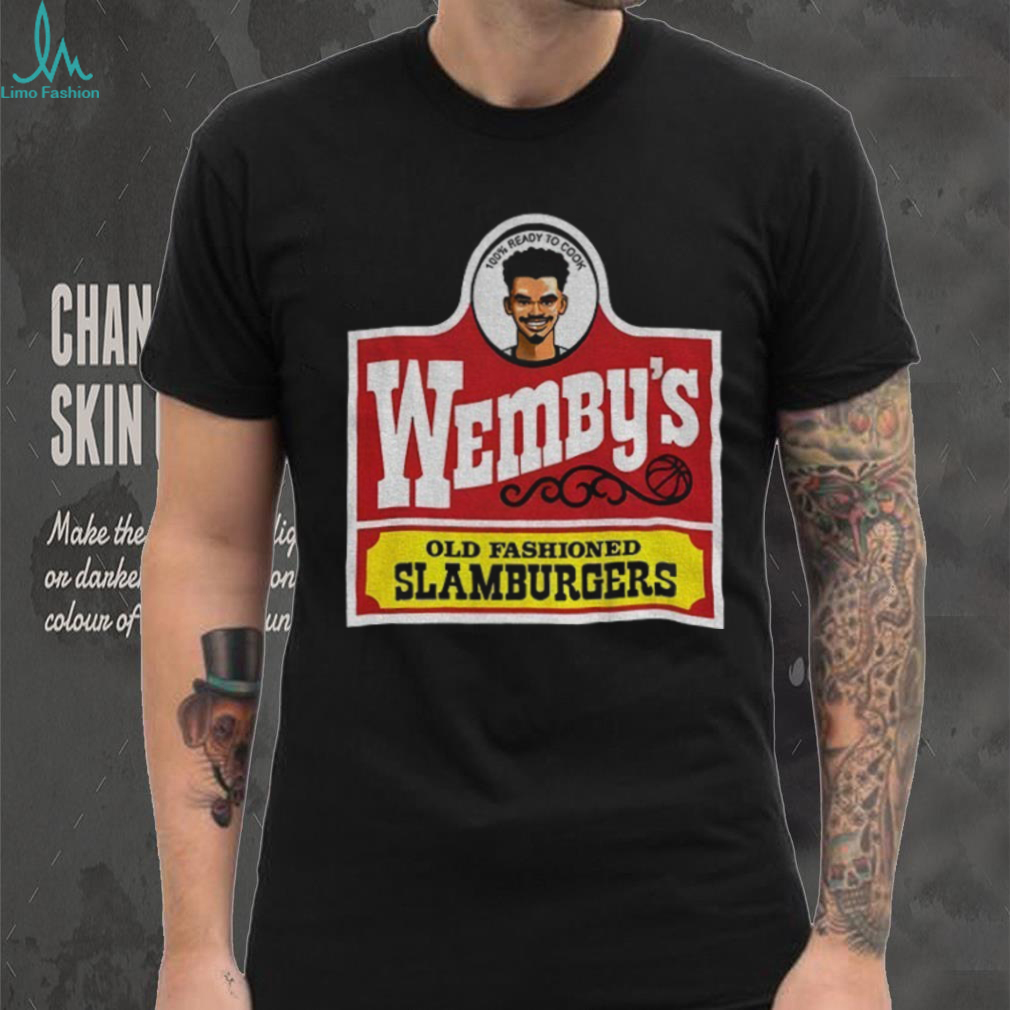 Wembanyama San Antonio Wendy’s Parody Wemby’s slamburgers shirt Wembanyama San Antonio Wendy’s Parody Wemby’s slamburgers shirt