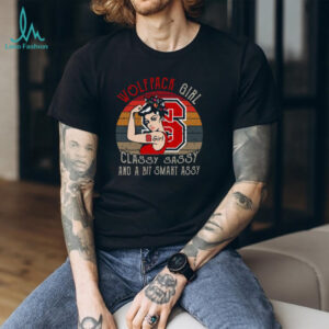 Wolfpack Girl Classy Sassy and a Bit Smart Assy T Shirt