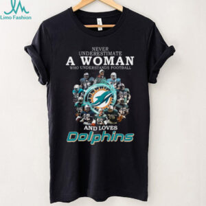 Womens Miami Dolphins Football Fan Shirt Funny Graphic Tee Gift Idea