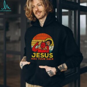Wrestler Jesus and devil has your back vintage shirt