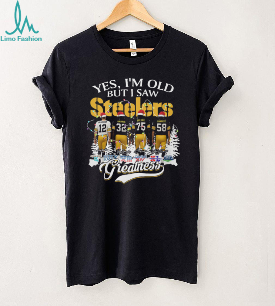 Yes, I’m Old But I Saw Greatness Pittsburgh Steelers T Shirt Yes, I’m Old But I Saw Greatness Pittsburgh Steelers T Shirt