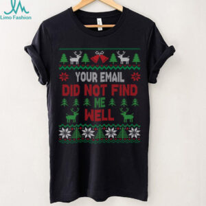 Your Email Did Not Find Me Well Funny Christmas Ugly Sweater Sweatshirt