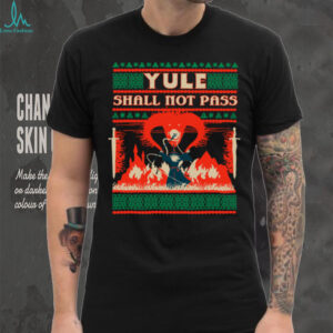 Yule Shall Not Pass Wizard Battle Festive Fantasy Graphic Sweatshirt