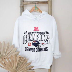 Denver Broncos helmet AFC West Division Champions 2025 shirt Denver Broncos helmet AFC West Division Champions 2025 shirt