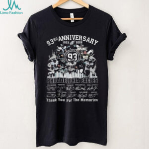 Philadelphia Eagles 93rd Anniversary Commemorative T Shirt