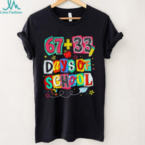 100 Days Of School Coquette 67 33 Days Of School Coquette shirt